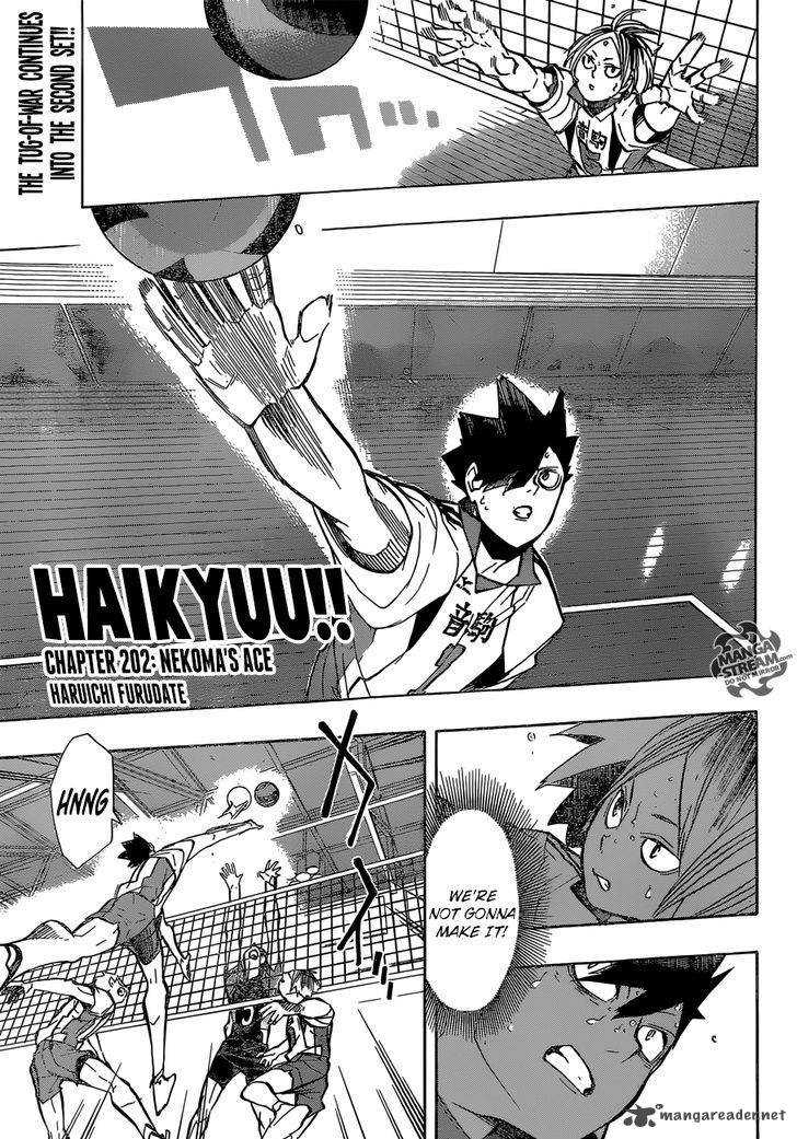 Chapter 202 - Nekoma's Ace Image(1)