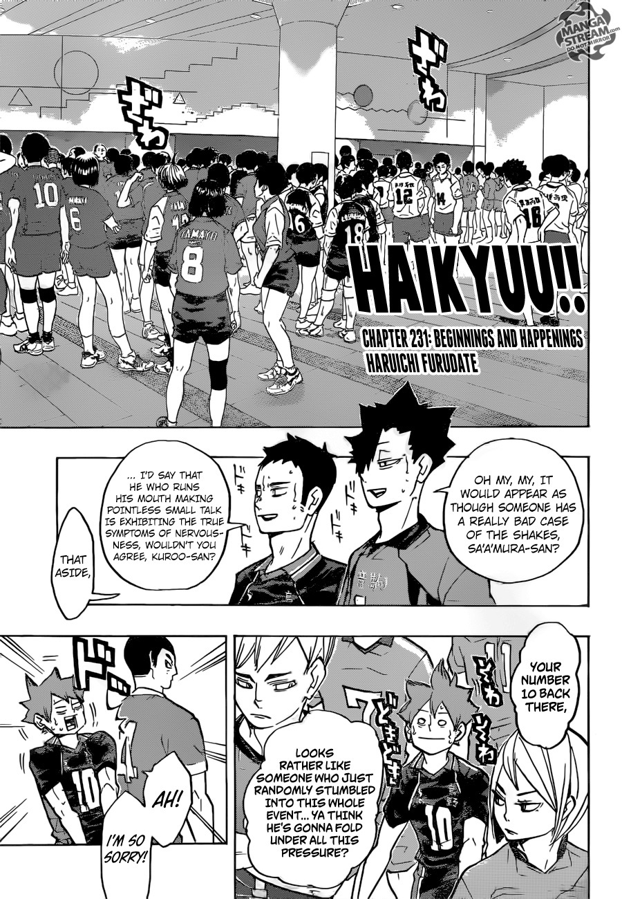 Chapter 231 - Beginnings and Happenings Image(1)