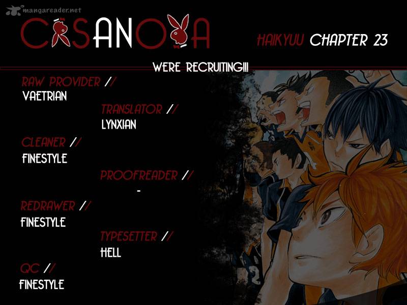 Chapter 24 - Team Karasuno Full Speed Ahead Image(1)