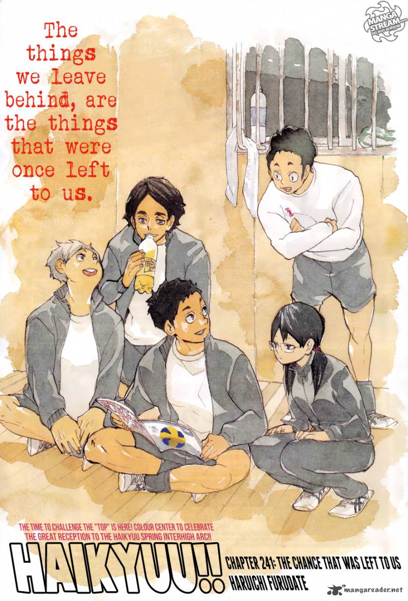 Chapter 241 - The Chance that was Left To Us Image(1)