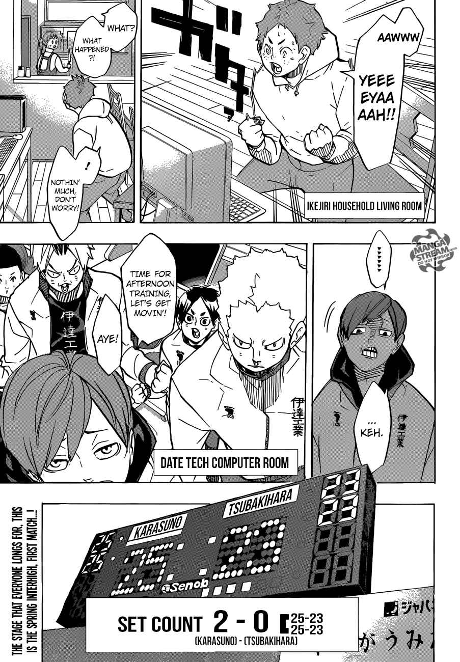 Chapter 243 - Their Respective First Matches Image(1)