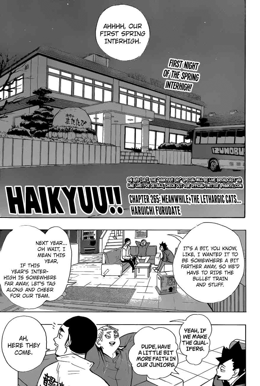 Chapter 265 - Meanwhile the lethargic cats Image(1)