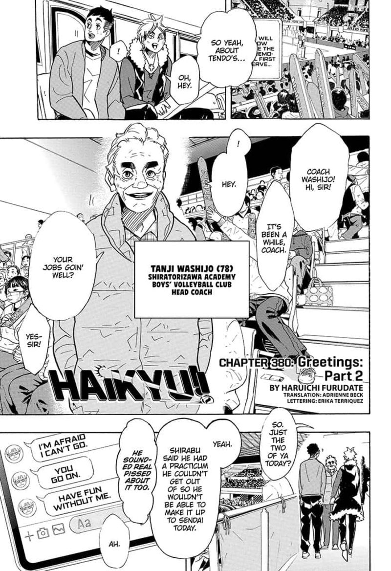 Chapter 380 - Greeting: Part 2 Image(1)